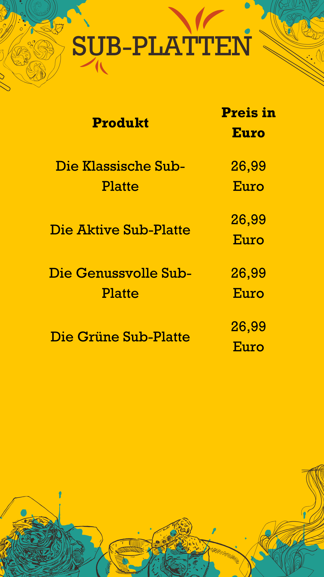 Sub-Platten Subway Preise